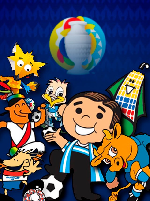 Todas as mascotes da Copa América